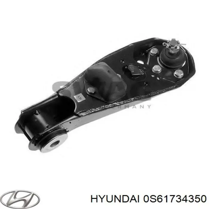 Важіль передньої підвіски нижній, лівий CWK51L Japan Parts