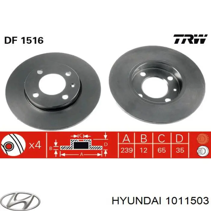 Купити 1011503 Hyundai/Kia 