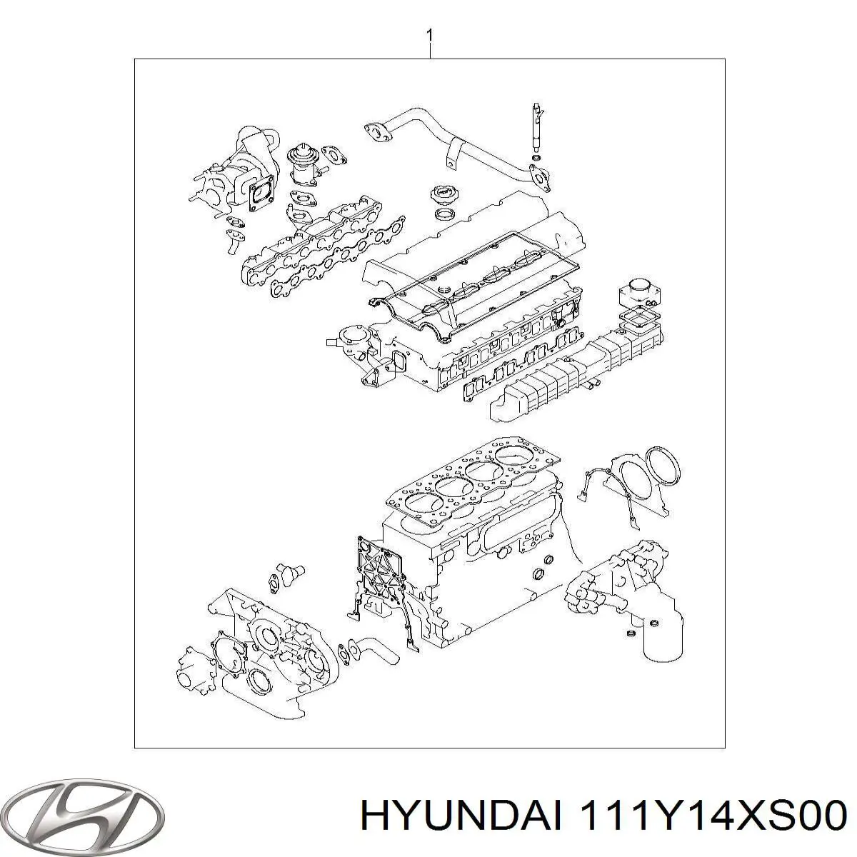 Купити 111Y14XS00 Hyundai/Kia Двигун