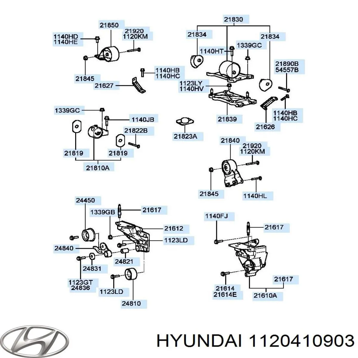  Hyundai/Kia 1120410903 ціна, від 0.82 USD