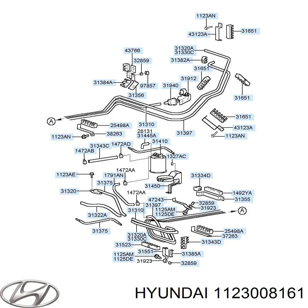 Купити 1123008161 Hyundai/Kia 