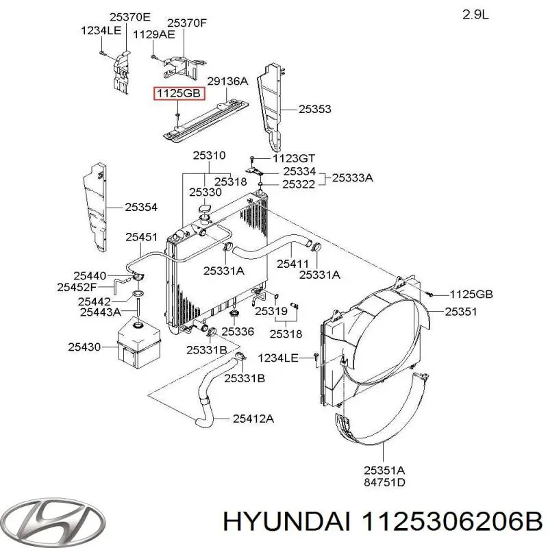  1125406166B Hyundai/Kia