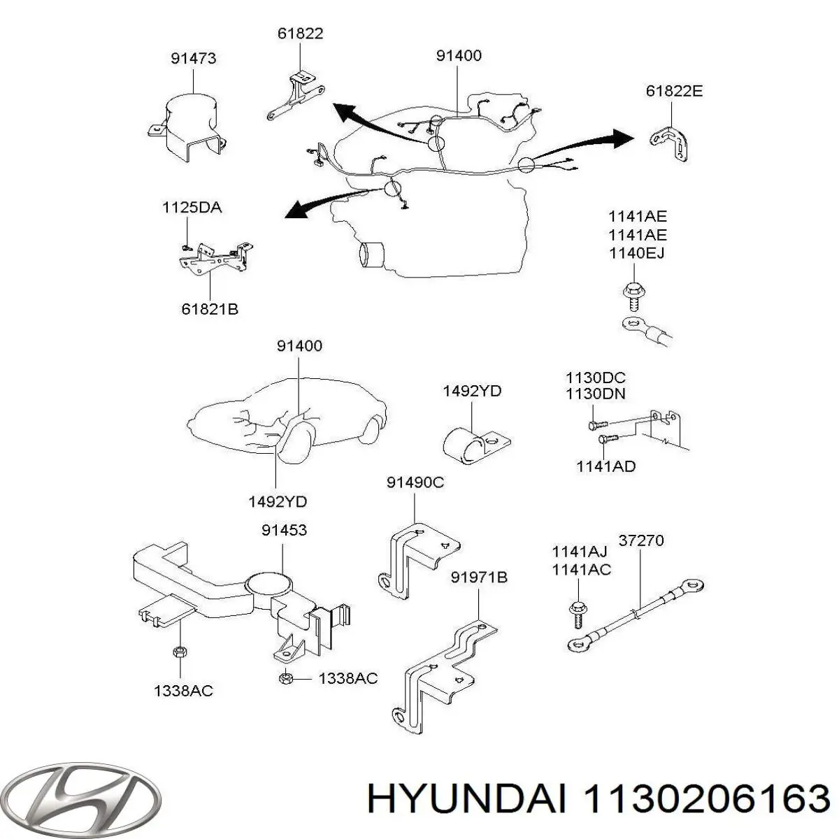  Hyundai/Kia 1129306161 ціна, від 0.23 USD