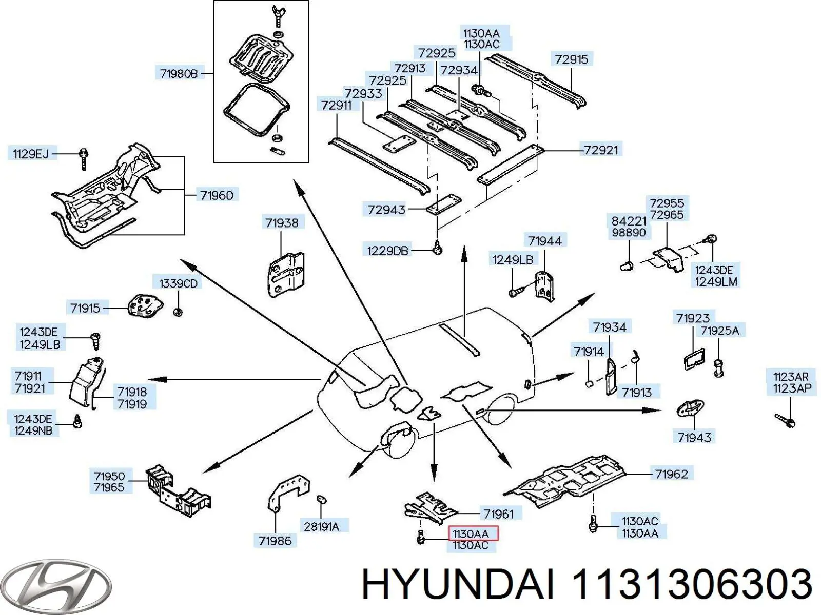 Купити 1131306303 Hyundai/Kia 