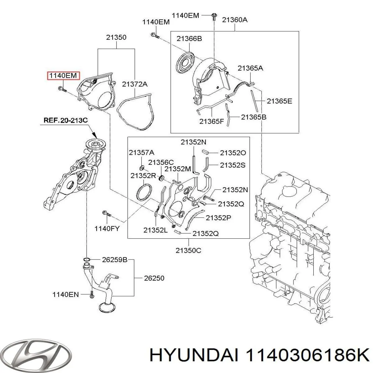  1140306186K Hyundai/Kia