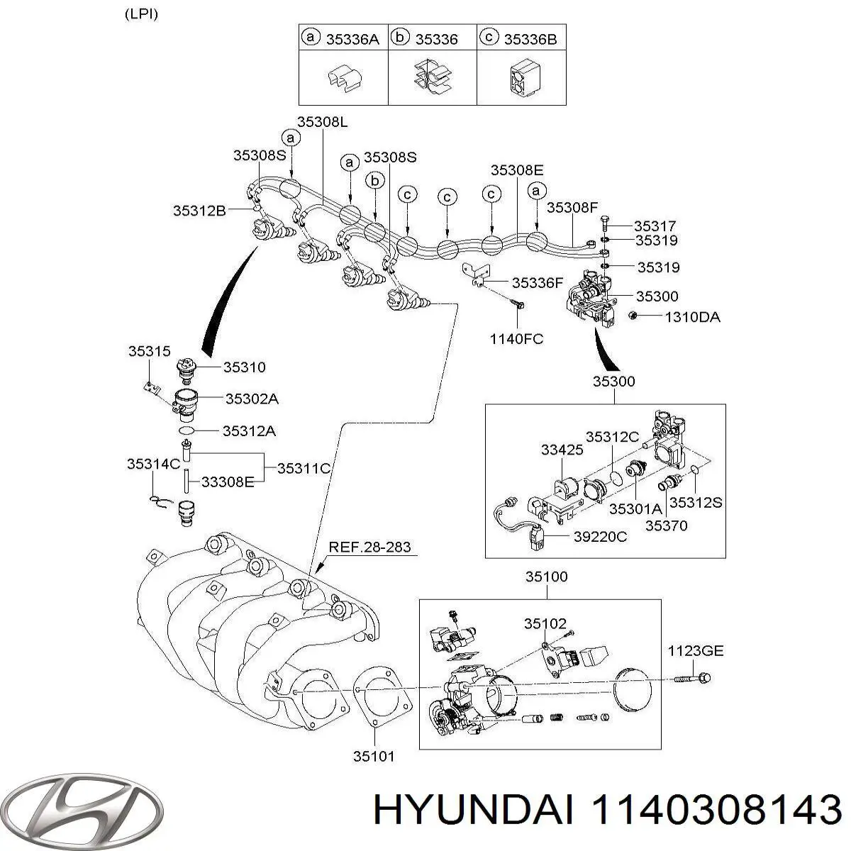 Купити 1140308146P Hyundai/Kia 