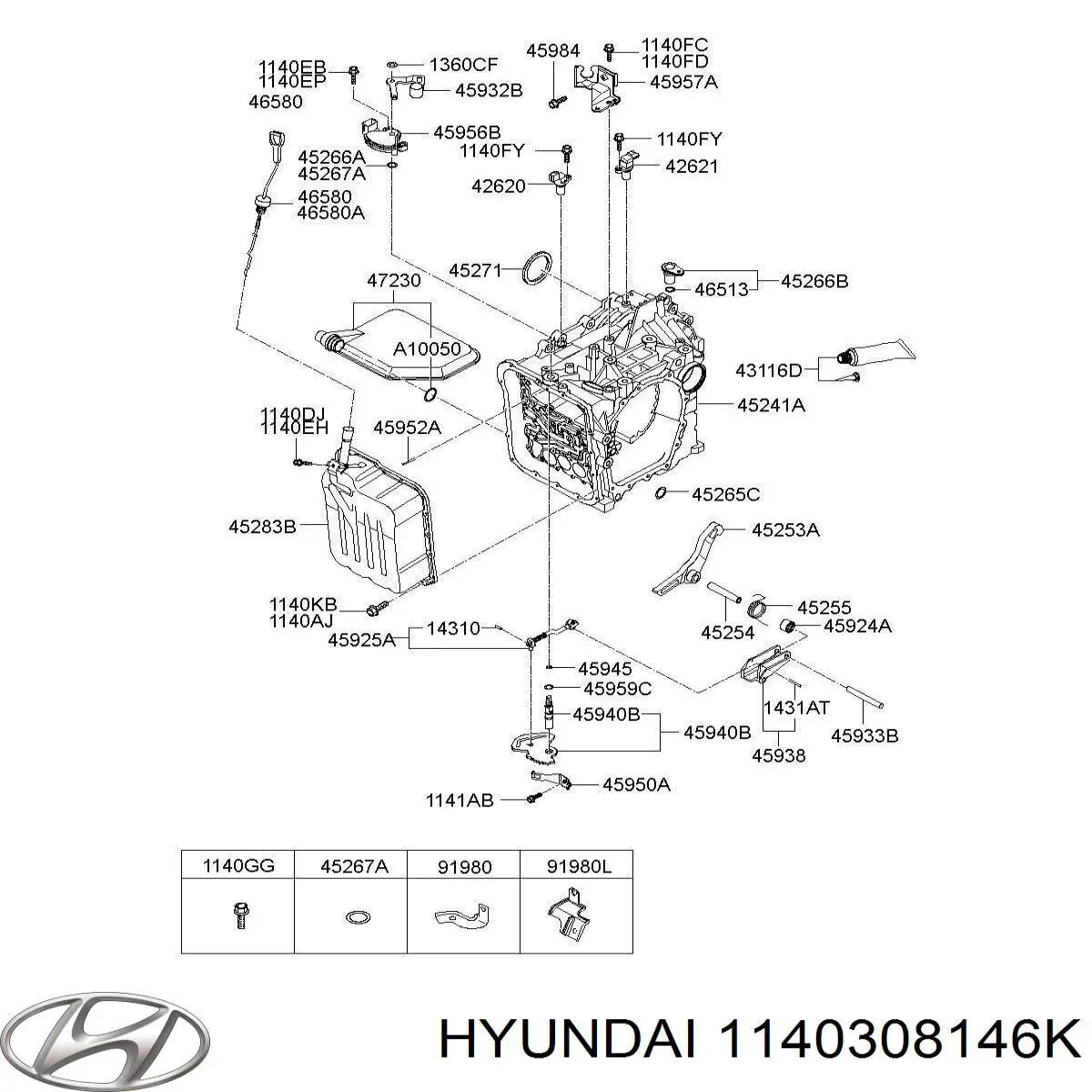  Hyundai/Kia 1140308146P