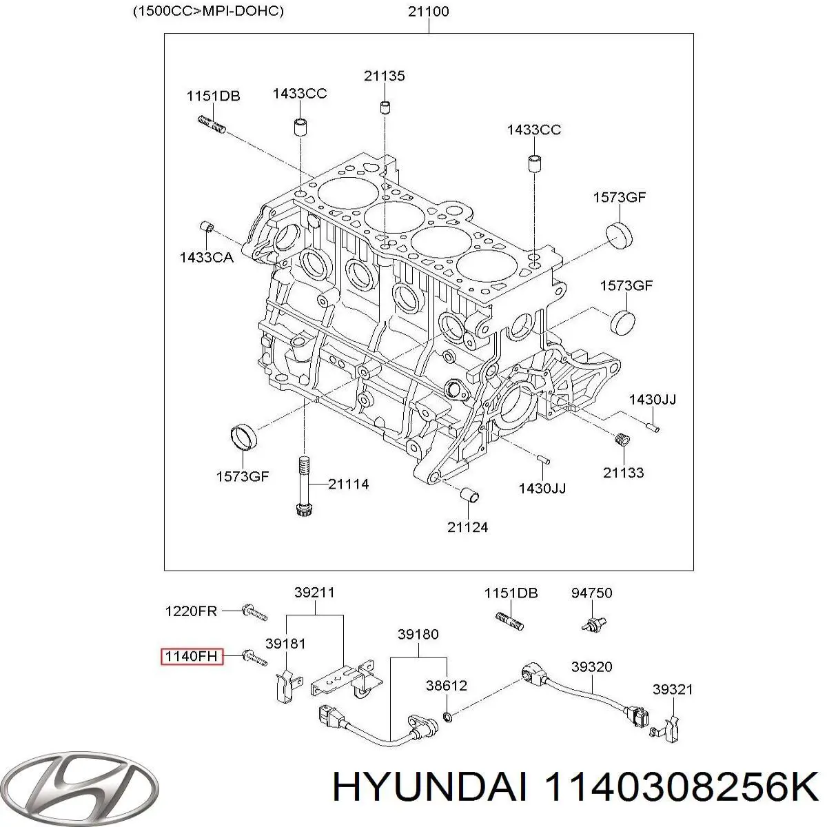  1140308256K Hyundai/Kia