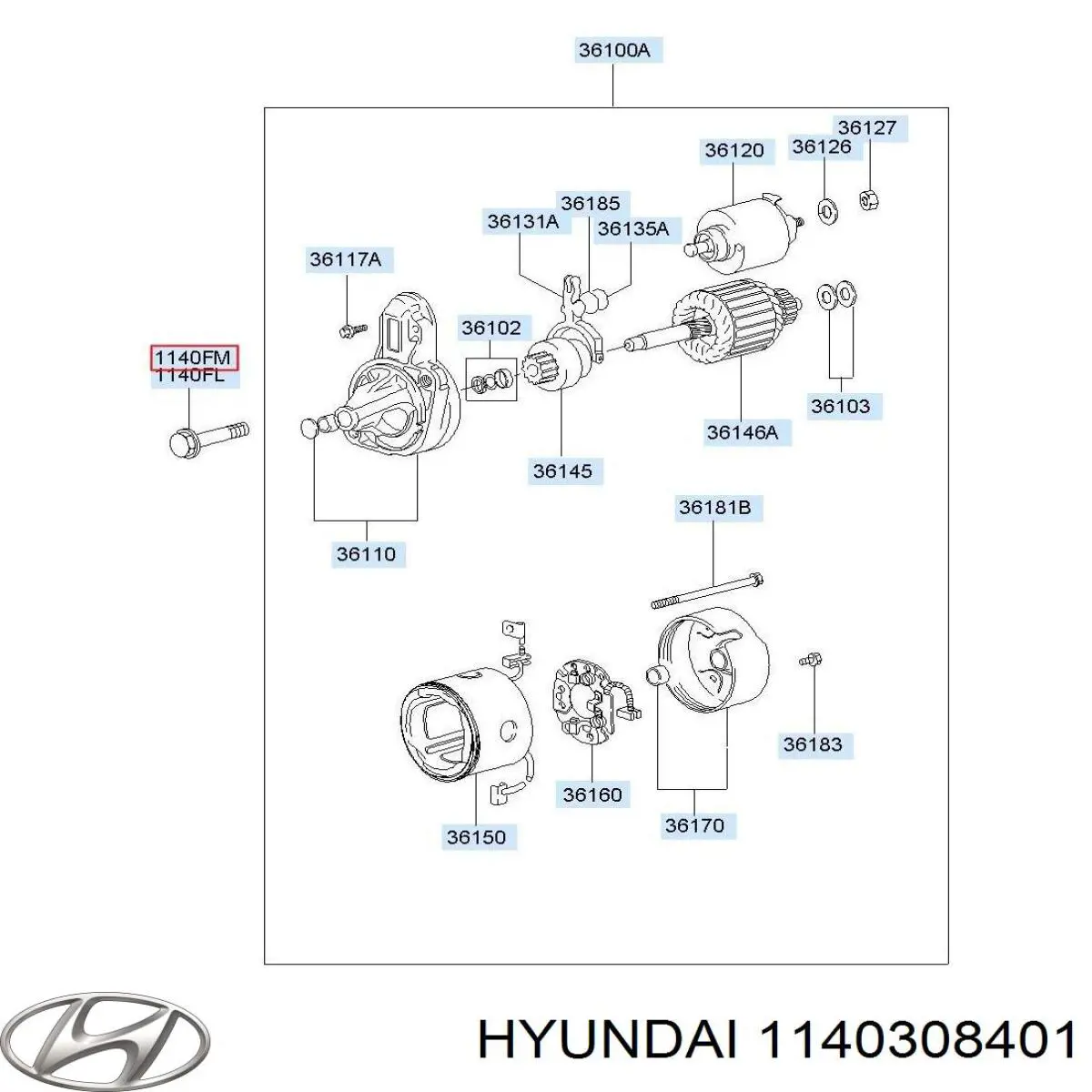  1140308403 Hyundai/Kia