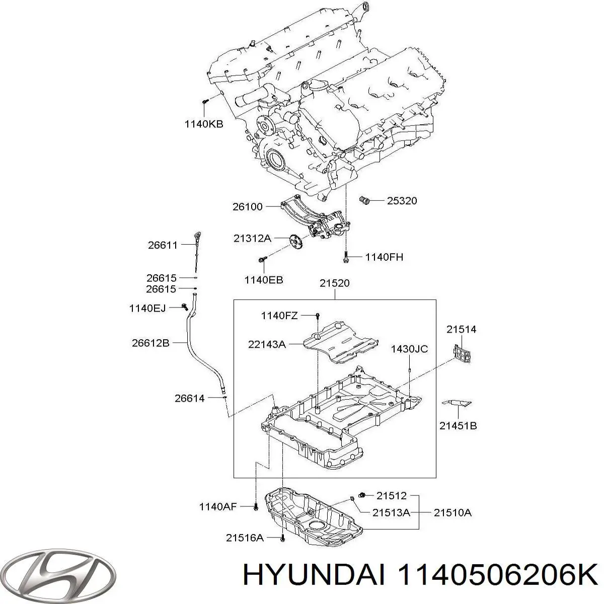  Hyundai/Kia 1140506206K ціна, від 1.62 USD