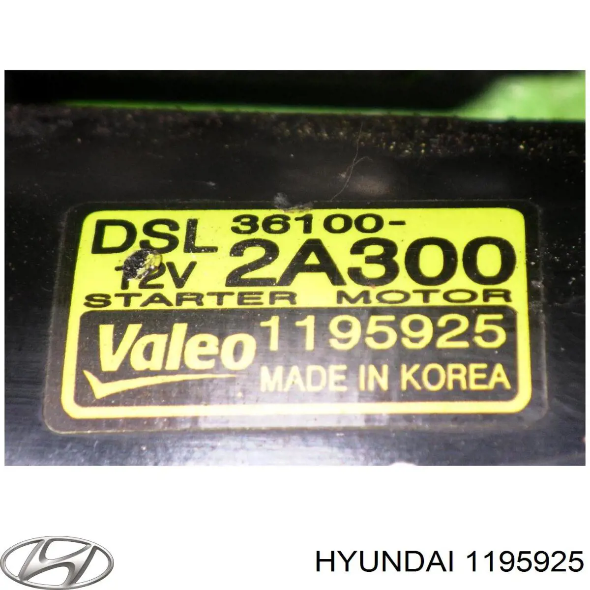 1195925 Hyundai/Kia стартер