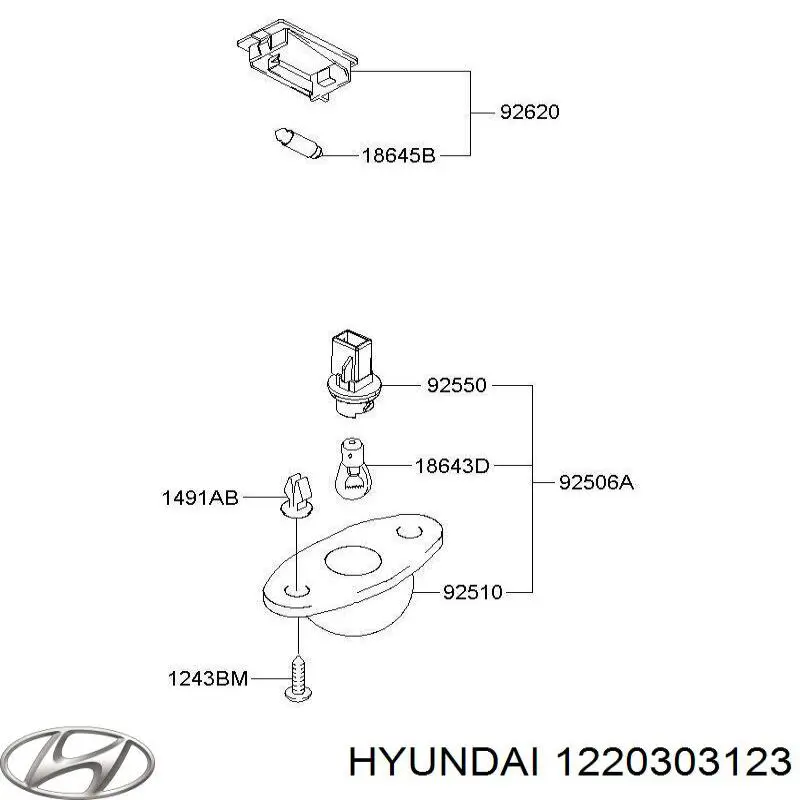  1220303123 Hyundai/Kia