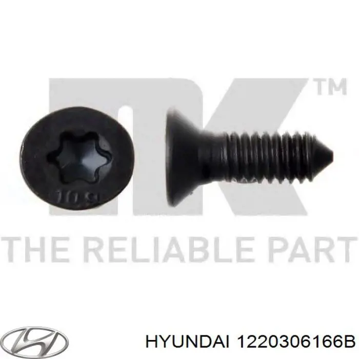 Болт/гайка кріплення на Hyundai Elantra (HD)