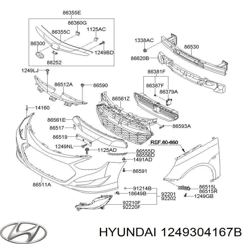  1249304167B Hyundai/Kia