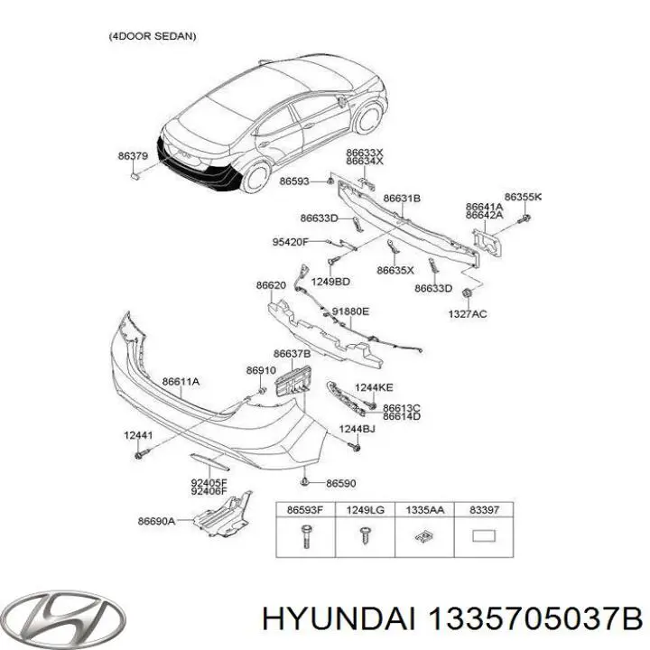  Hyundai/Kia 1335705037B ціна, від 1.26 USD