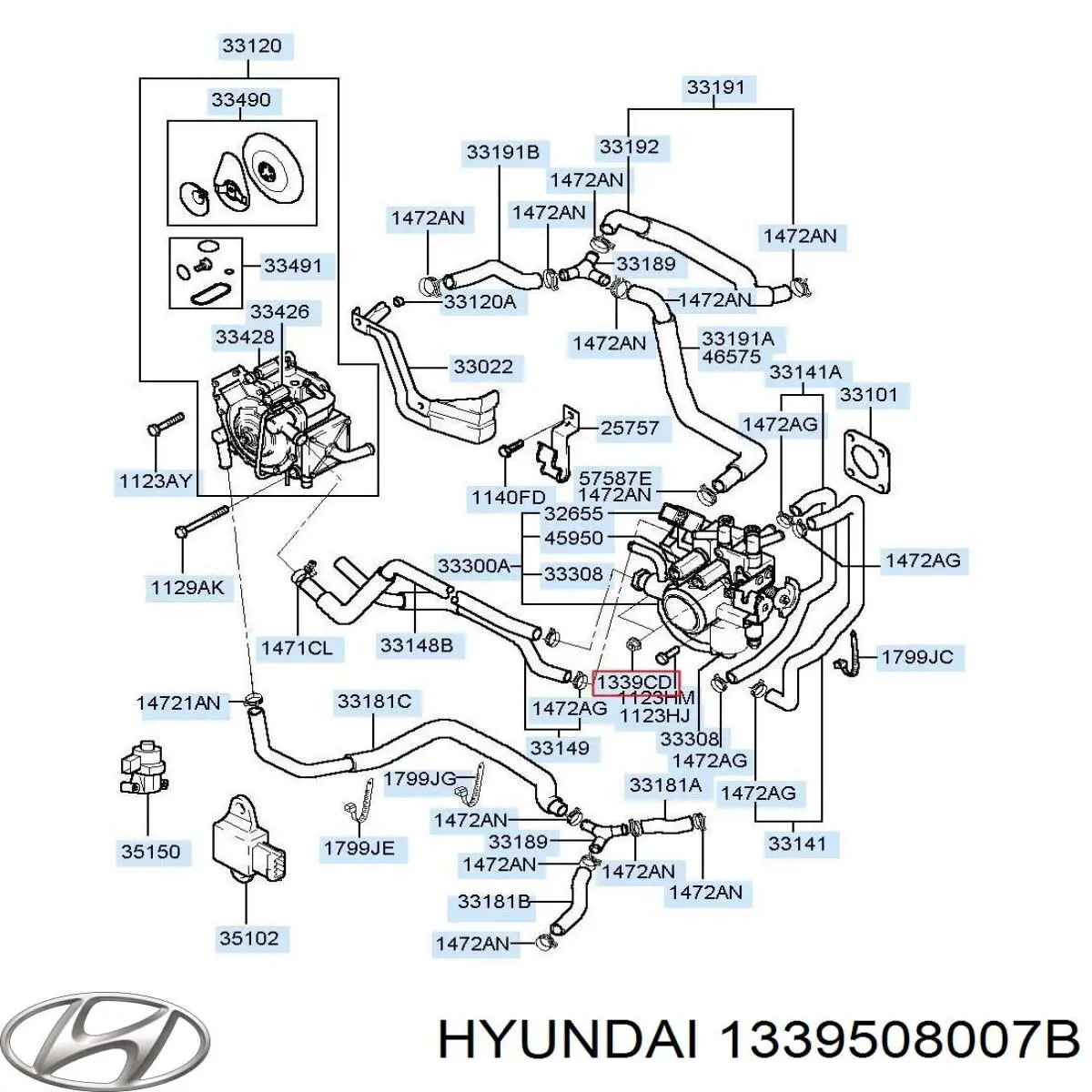  1339508007K Hyundai/Kia