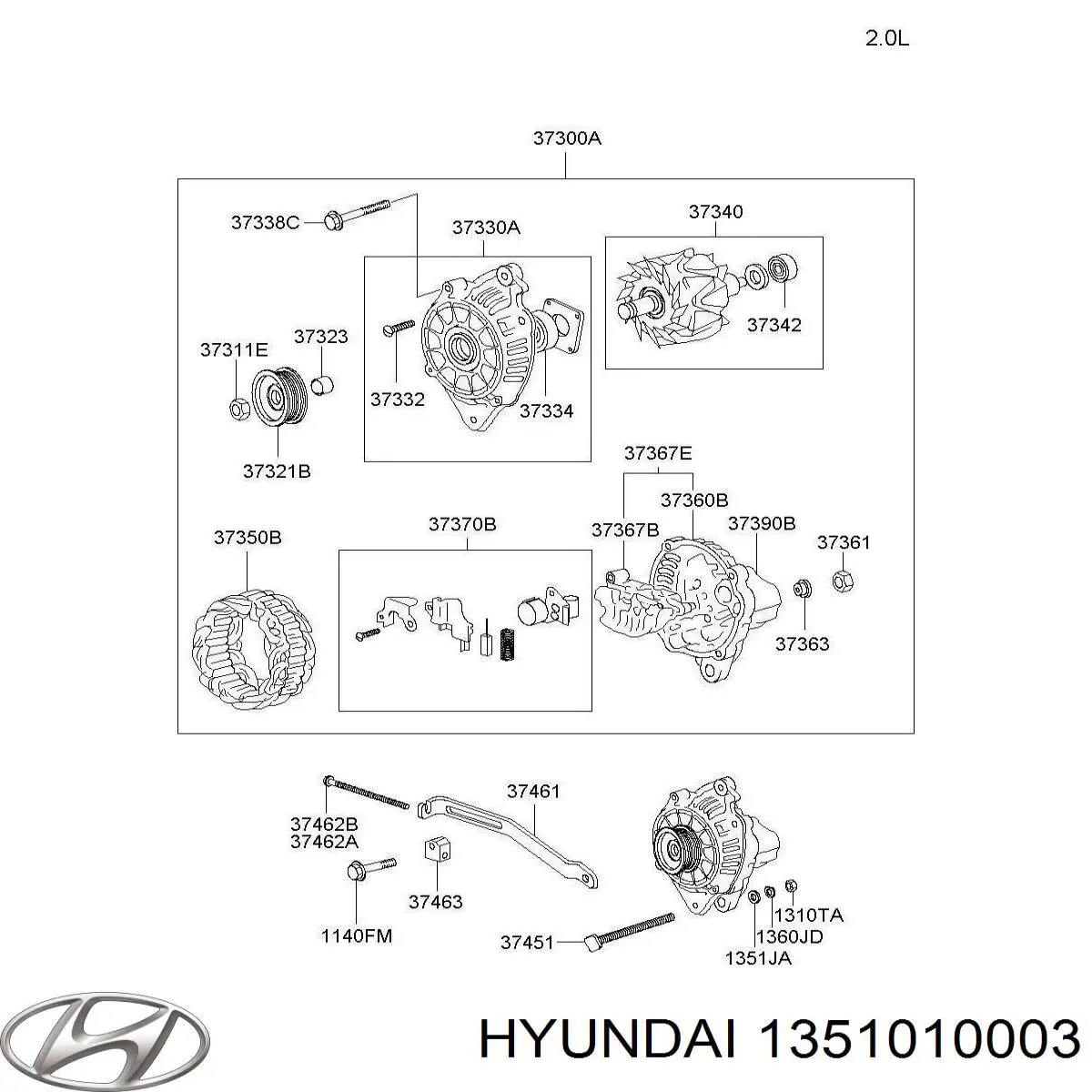  1351010007B Hyundai/Kia