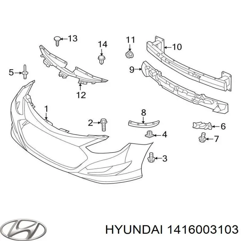  1416003103 Hyundai/Kia