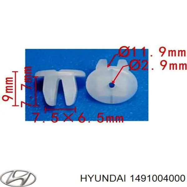  Hyundai/Kia 1491004000 ціна, від 0.27 USD