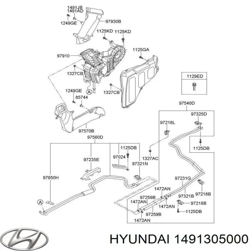  Hyundai/Kia 1491305000 ціна, від 0.78 USD