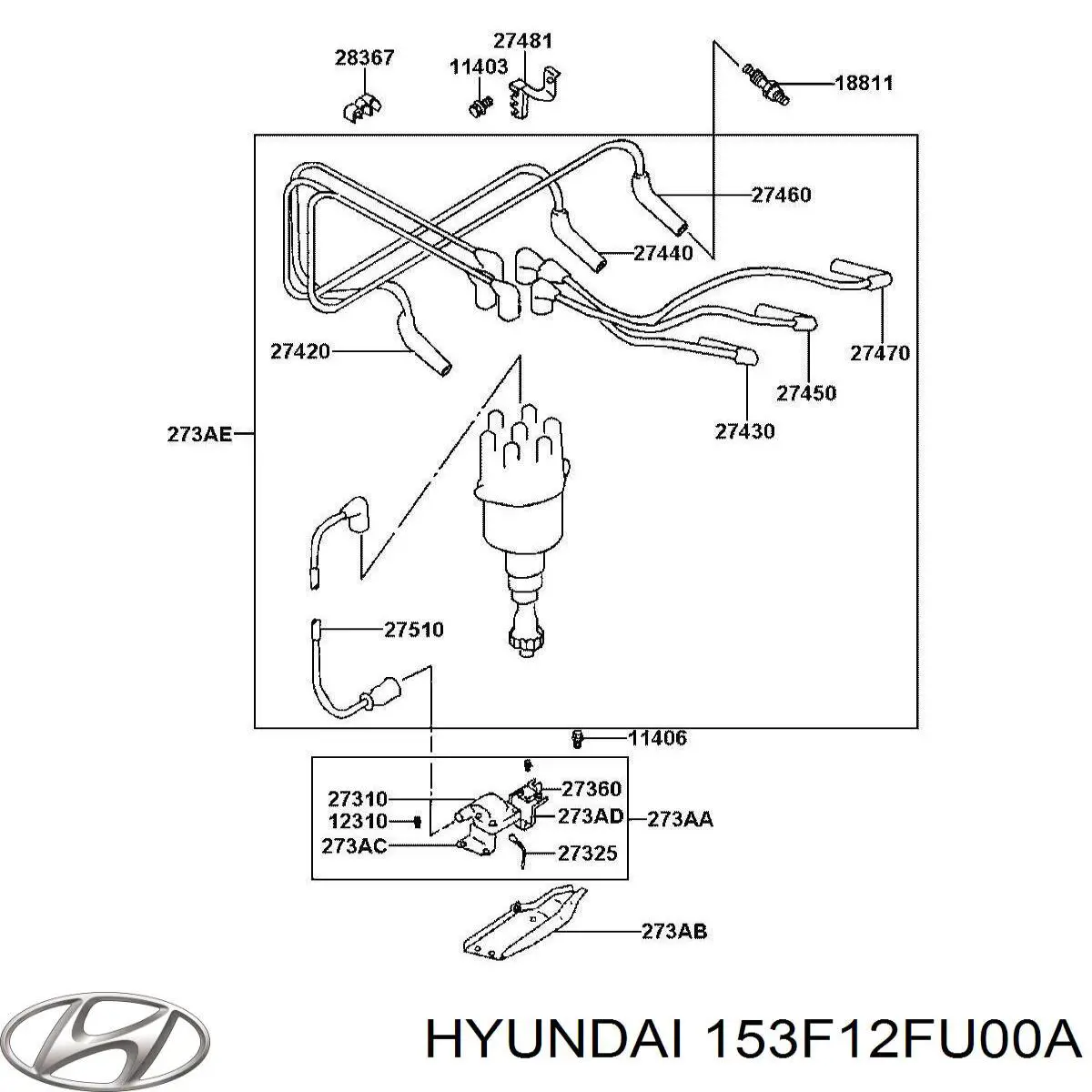  153F12FU00A Hyundai/Kia