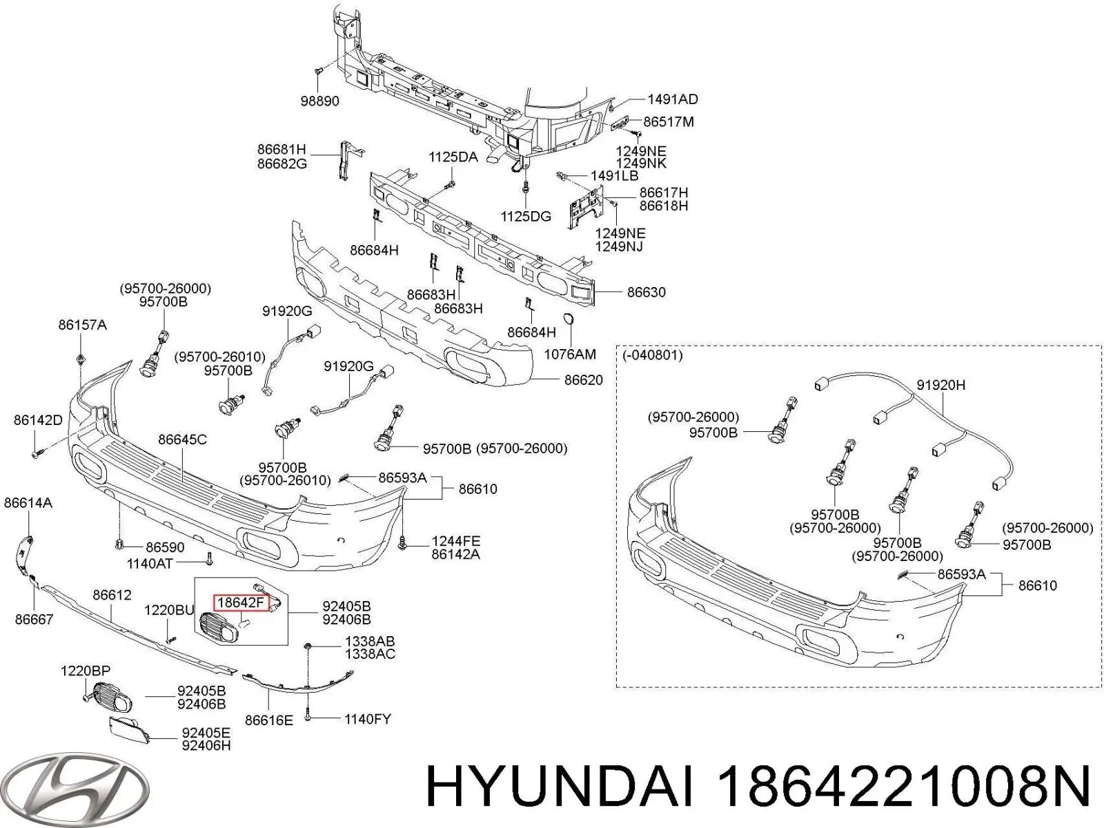 Купити 1864221008N Hyundai/Kia 