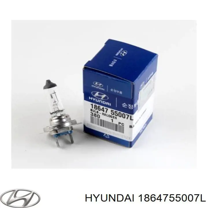 1864755007L Hyundai/Kia лампочка галогенна