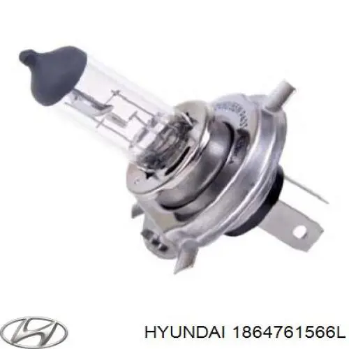 Лампочка галогенова, дальній/ближній Hyundai/Kia 1864761566L ціна, від 8.99 USD