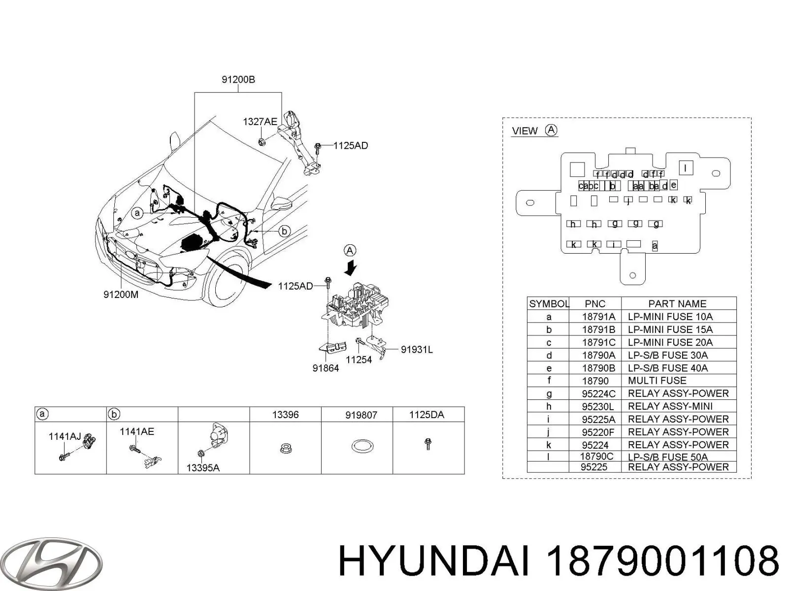 Купити 1879001108 Hyundai/Kia Запобіжник