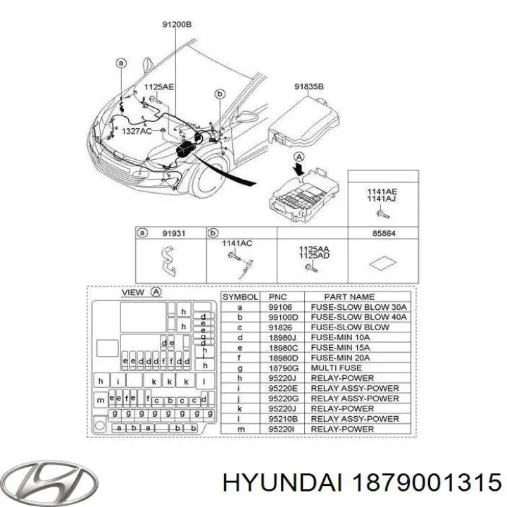  1879001315 Hyundai/Kia