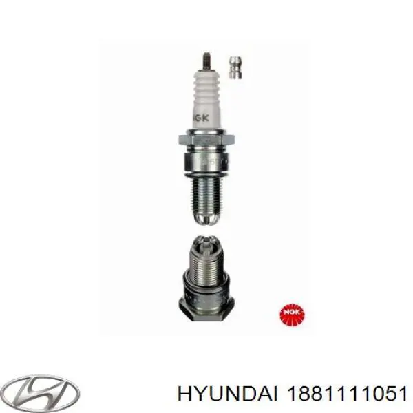 Свічки автомобільні Hyundai/Kia 1881111051 ціна, від 2.76 USD