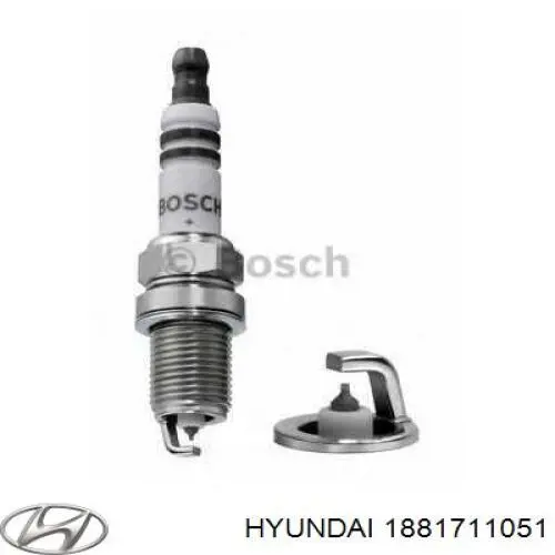 Купити 1881711051 Hyundai/Kia Свічка запалювання