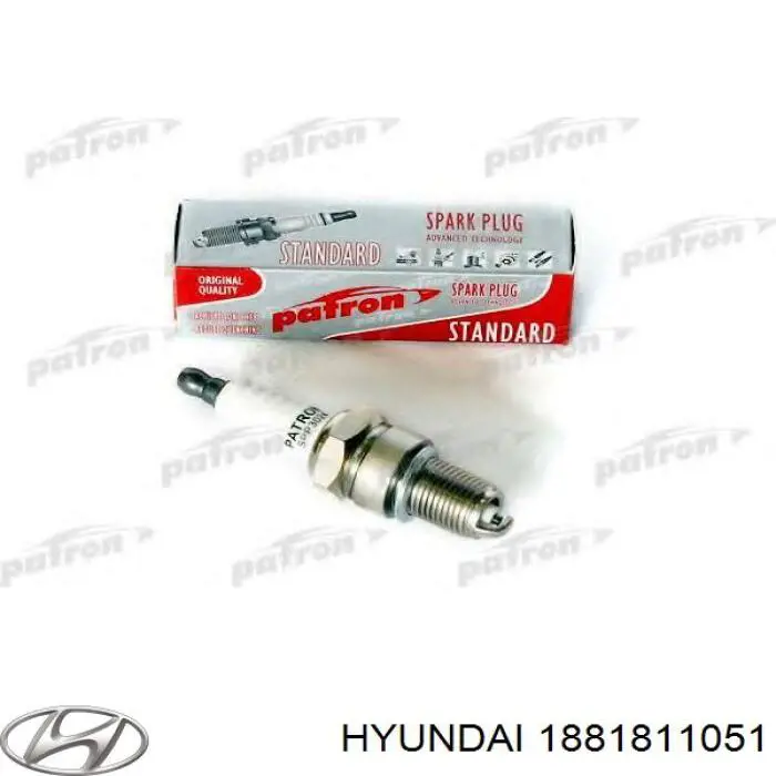 Свічки запалювання 1881811051 Hyundai/Kia