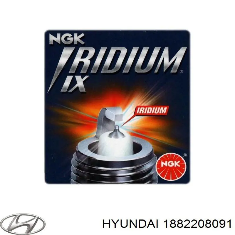 Купити 1882208091 Hyundai/Kia Свічка запалювання