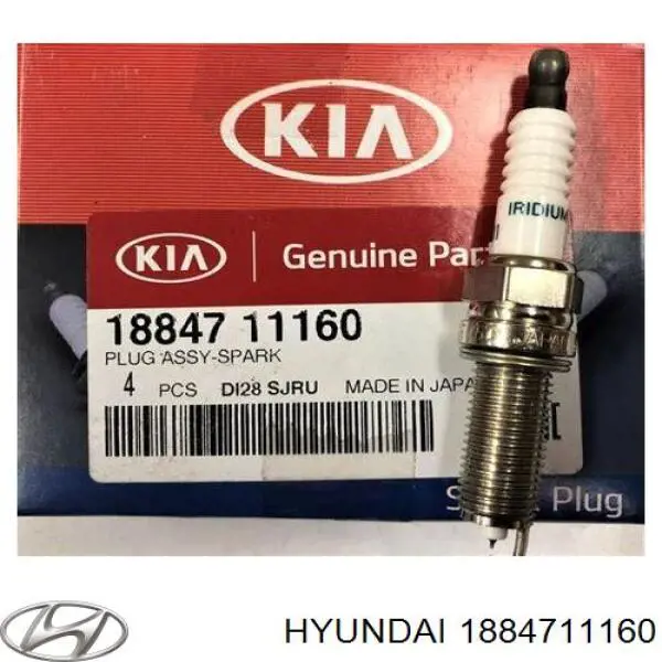 Свічки автомобільні Hyundai/Kia 1884711160 ціна, від 17.13 USD