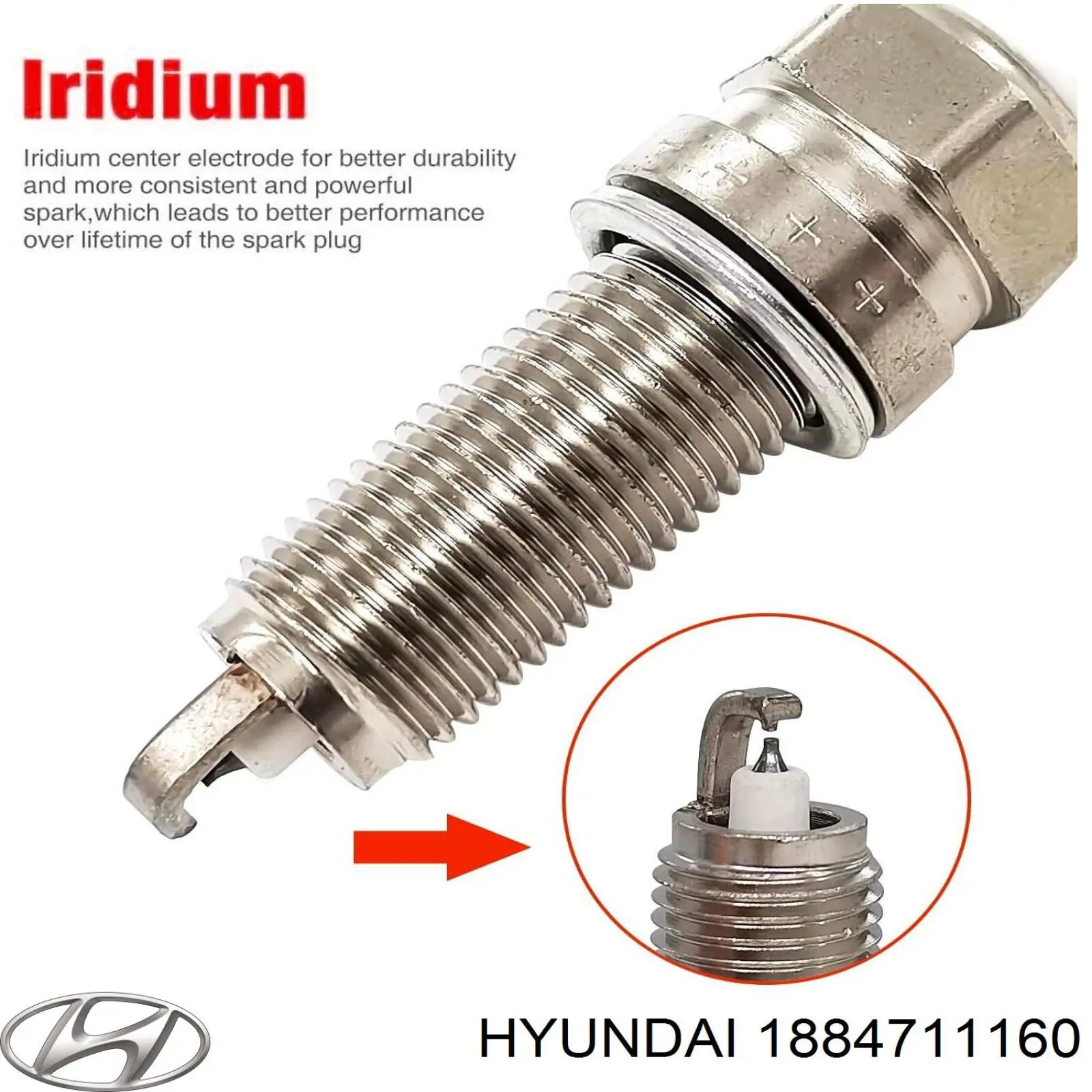 Свічки автомобільні Hyundai/Kia 1884711160 ціна, від 17.13 USD