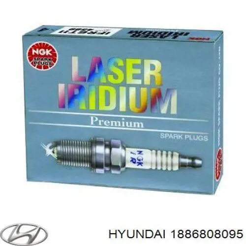 Свічки запалювання 1886808095 Hyundai/Kia