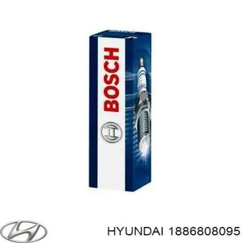 Купити 1886808095 Hyundai/Kia Свічка запалювання
