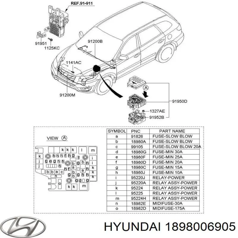  1898006905 Hyundai/Kia