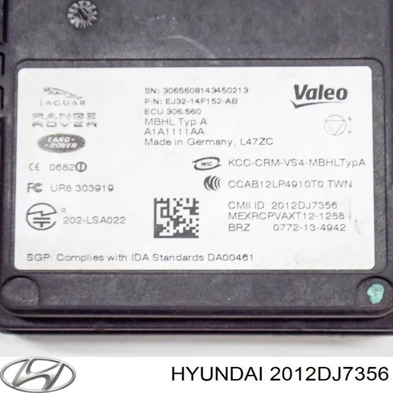 2012DJ7356 Hyundai/Kia 