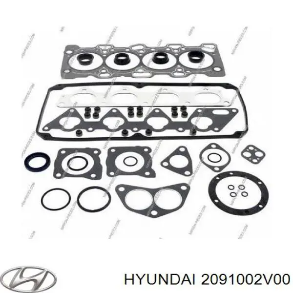 Комплект прокладок двигуна, повний на Hyundai I10 (PA)