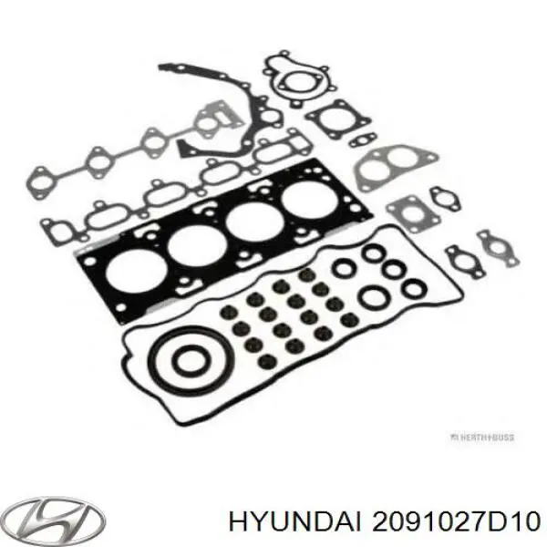 Комплект прокладок двигуна, повний Hyundai/Kia 2091027D10 ціна, від 196.20 USD