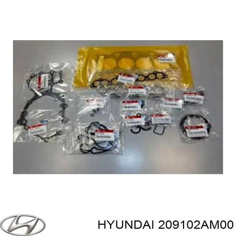 Комплект прокладок двигуна, повний Hyundai I30 (PD) (Хендай Ай 30)
