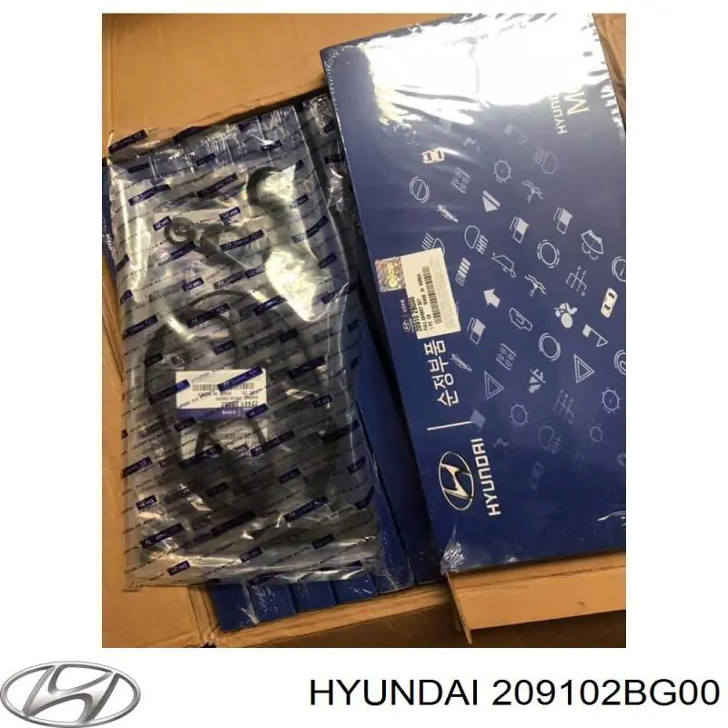 Комплект прокладок двигуна, повний Hyundai I20 (PB) (Хендай Ай 20)