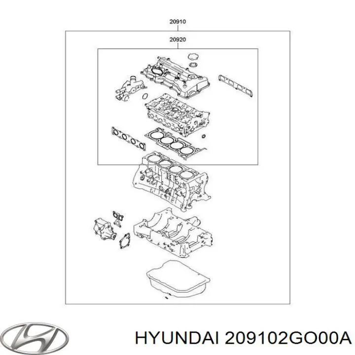  209102GO00A Hyundai/Kia