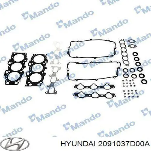 Комплект прокладок двигуна, повний Hyundai/Kia 2091037D00A ціна, від 607.44 USD