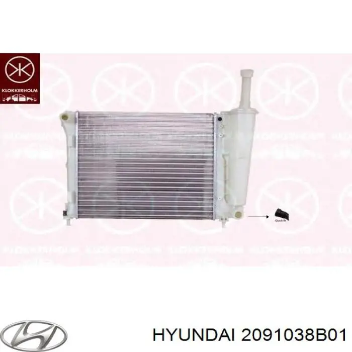 2091038B01 Hyundai/Kia комплект прокладок двигуна, повний