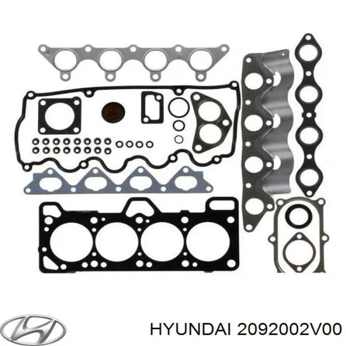 Комплект прокладок двигуна, верхній Hyundai I10 (PA) (Хендай Ай 10)