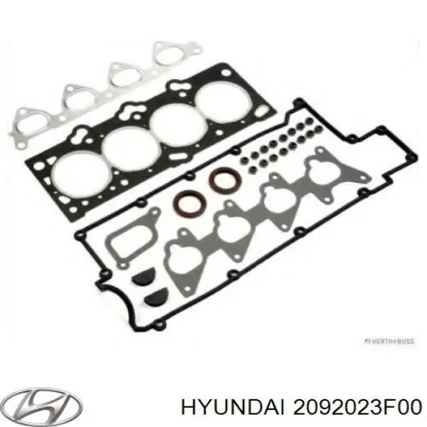 Комплект прокладок двигуна, верхній 2092023F00 Hyundai/Kia