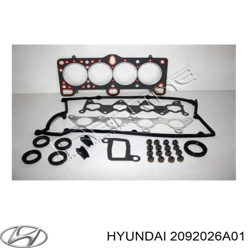 Комплект прокладок двигуна, верхній 2092026A01 HYUNDAI